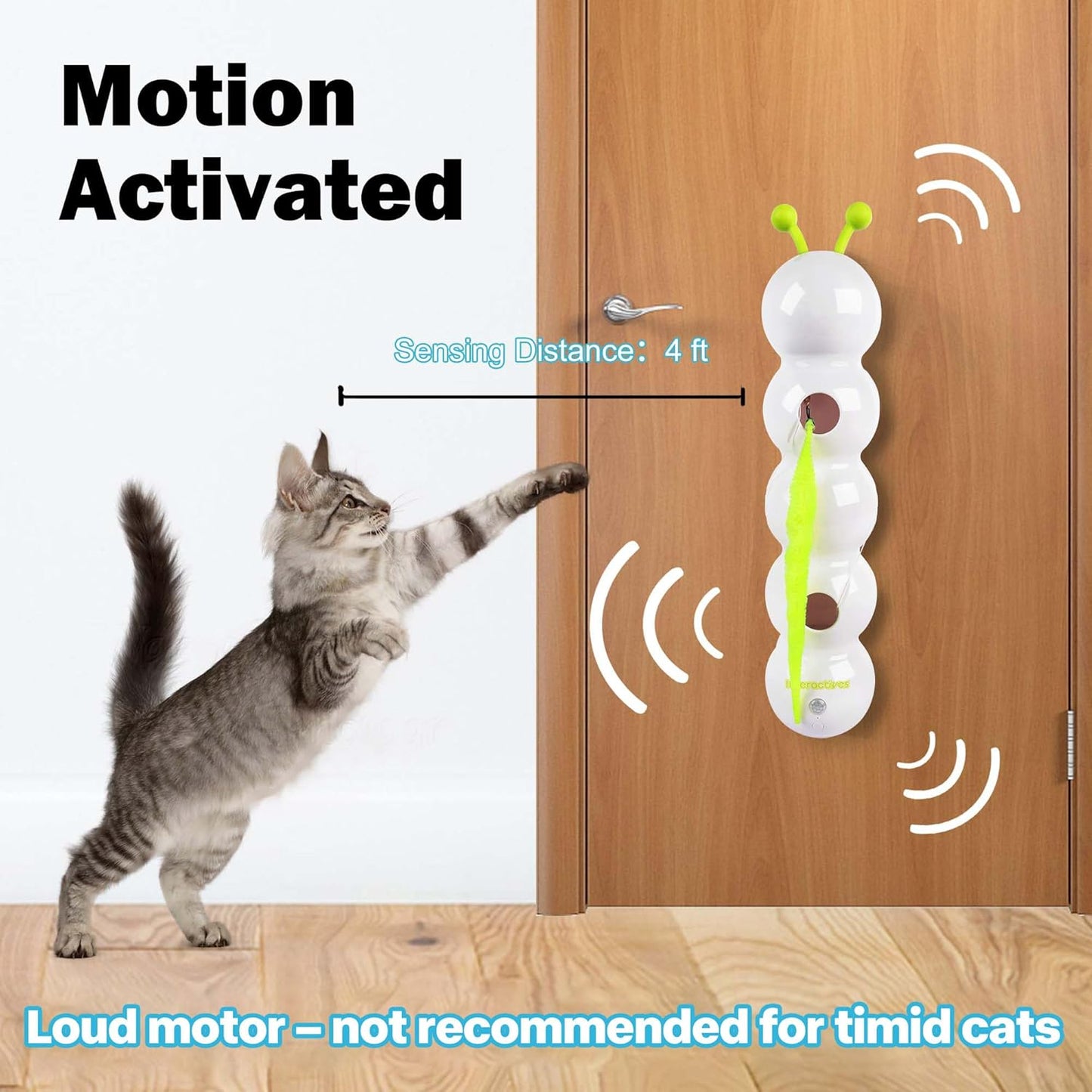 PouncePop – Motion-Activated Cat Teaser Toy